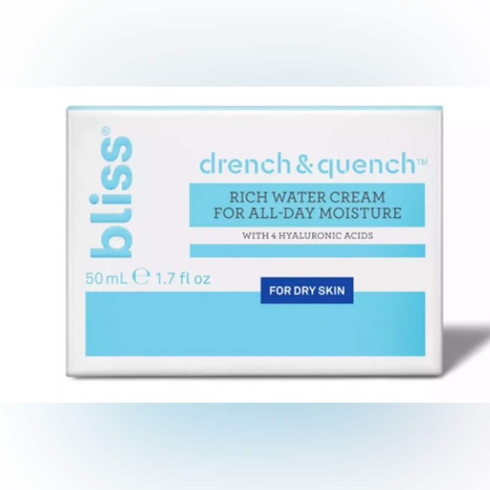 Bliss Drench & Quench Rich Water Cream - White and Blue